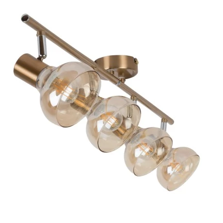 R.5550 Holly menny.,4x40W,antik arany/borostyán