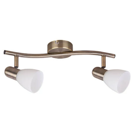 R.6307 Soma 2-es szpot E14 2x40W bronz opál