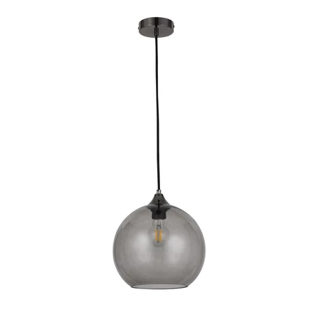 R.6438 Tanesha Függ E27 MAX 40W fekete/füst