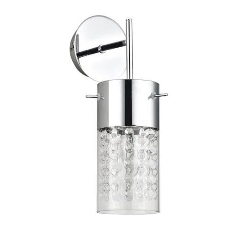 R.6449 Waterfall falikar E14 1x40W króm átl