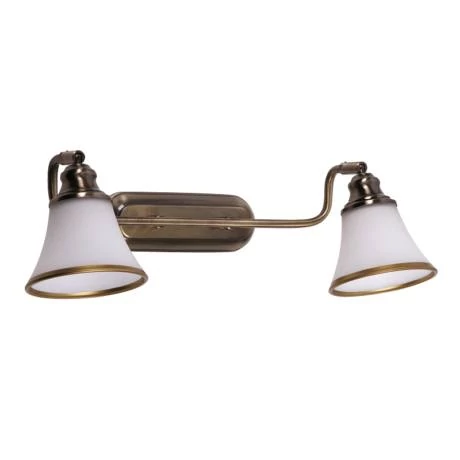 R.6546 Grando 2-es fali E14 2x40Wbronz/fehér