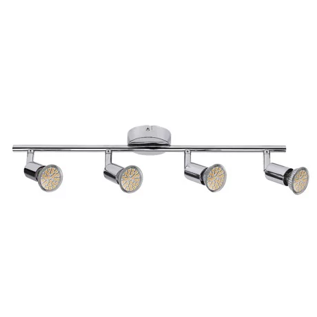 R.6988 Norton LED 4-es szpot GU10 4x3W króm