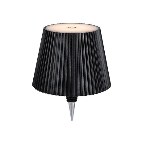 Rábalux Burdur kültéri LED palacklámpa 2W 3000K fekete H15,5cm IP44 77142