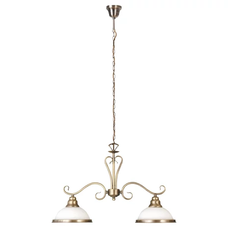 R.2757 Elisett 2ágú függeszték E27 2x60W bronz