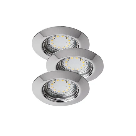 R.1047 Lite kör spot fix GU10 LED 3x3W króm