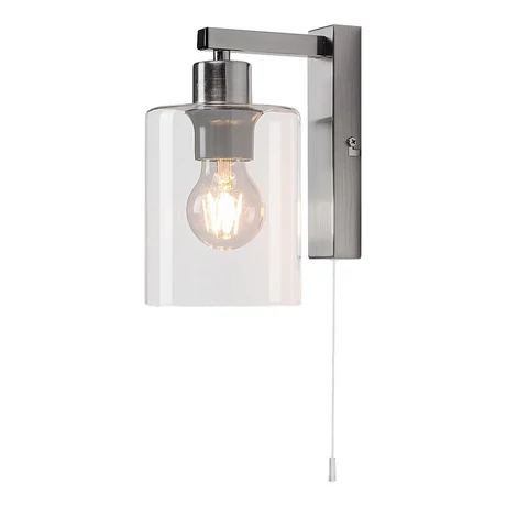R.3579 Miroslaw,bel.Fali,E27 1xMAX 40W,sz.króm
