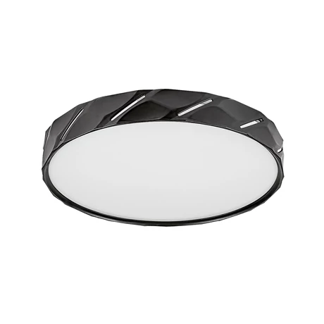 R. 71120 Nessira,belt.menny.LED25W,D39cm,m.fekete