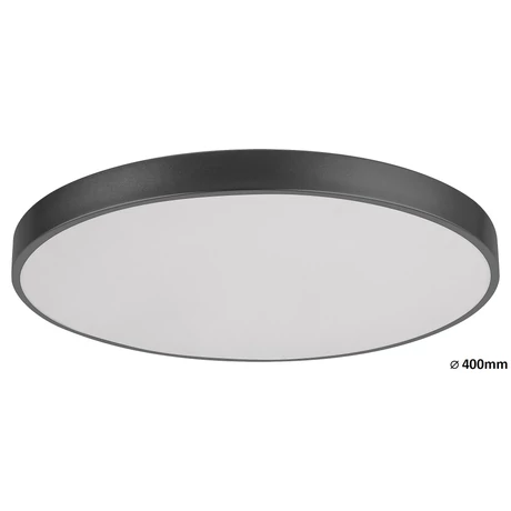 R.3314 Tesia,bel.menny,LED 36W, m.fekete,D40cm