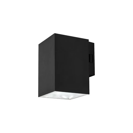 Rábalux Urfa kültéri LED fali lámpa 9W CCT fekete négyzet H11,5cm IP65 77156