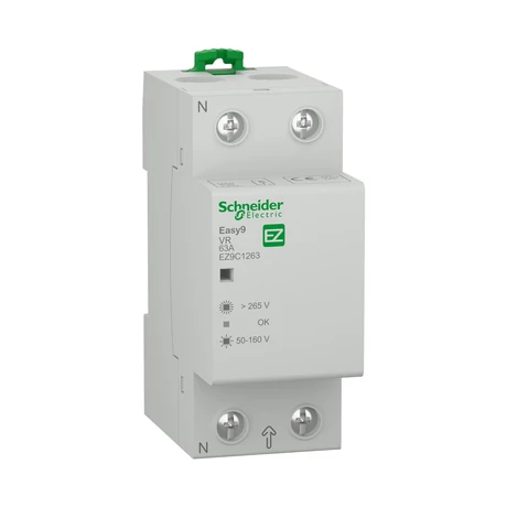 Schneider feszültségfigyelő relé 1P+N 63A Easy9 Pro EZ9C1263