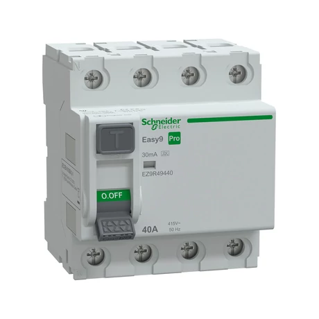 Schneider FI relé 4P 40A 30mA &quot;A&quot; áram-védőkapcsoló Easy9 Pro EZ9R49440