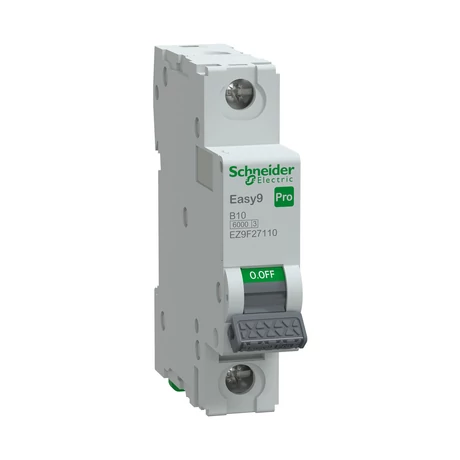 Schneider kismegszakító 1P B 10A 6kA Easy9 Pro EZ9F27110
