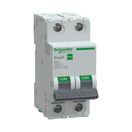 Schneider kismegszakító 2P B 20A 6kA Easy9 Pro EZ9F27220