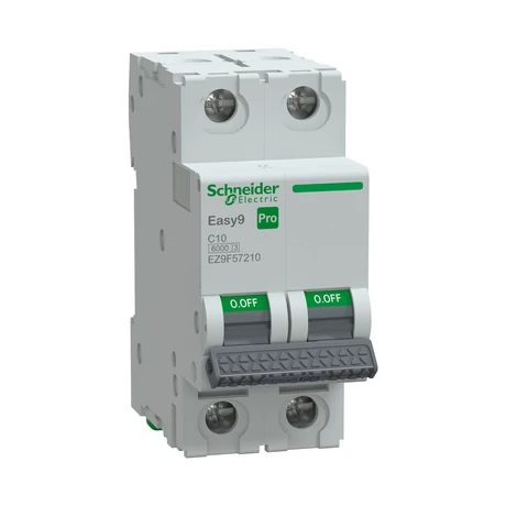 Schneider kismegszakító 2P C 10A 6kA Easy9 Pro EZ9F57210