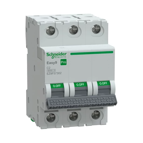 Schneider kismegszakító 3P C 2A 6kA Easy9 Pro EZ9F57302