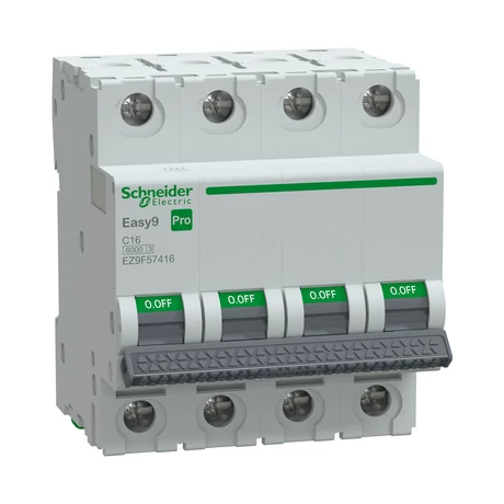 Schneider kismegszakító 4P C 16A 6kA Easy9 Pro EZ9F57416