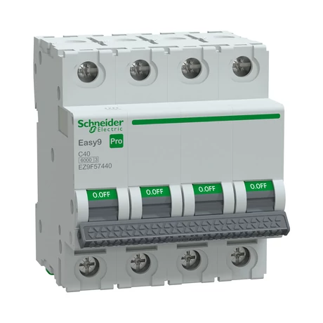 Schneider kismegszakító 4P C 40A 6kA Easy9 Pro EZ9F57440