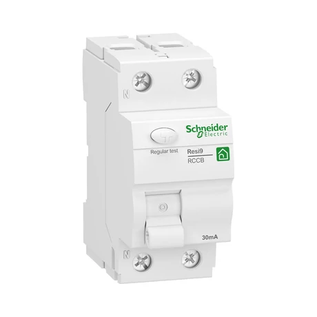 Schneider RESI9 fi relé 2P 25A 30mA 6kA (A) áram-védőkapcsoló R9R02225