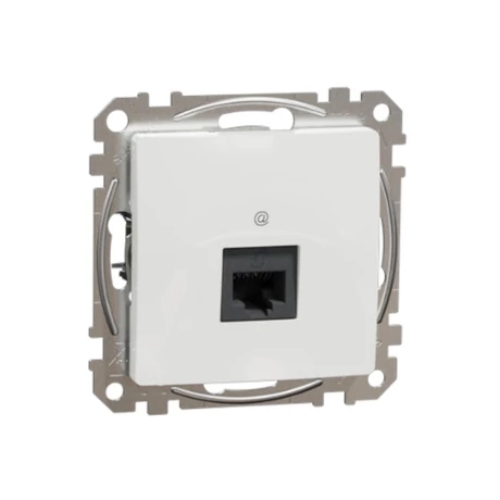 Schneider Sedna Design 1xRJ45 Cat6 UTP aljzat fehér SDD111461