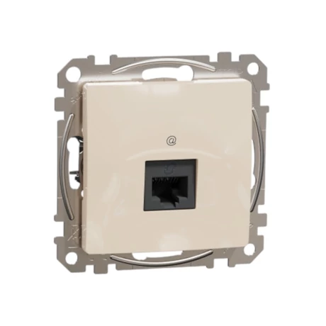 Schneider Sedna Design 1xRJ45 Cat6A UTP aljzat bézs SDD112466