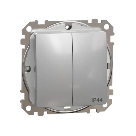 Schneider Sedna Design csillárkapcsoló (105) alumínium IP44 SDD213105