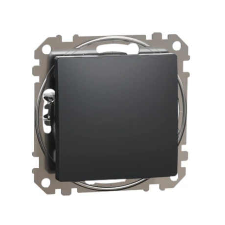 Schneider Sedna Design egypólusú nyomó (101N) antracit SDD114111
