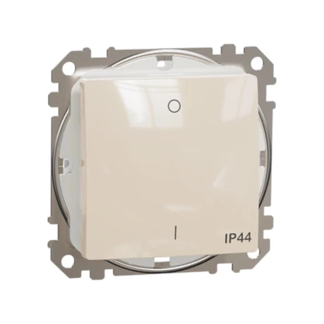Schneider Sedna Design kétpólusú kapcsoló (102) bézs IP44 SDD212102