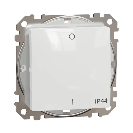 Schneider Sedna Design kétpólusú kapcsoló (102) fehér IP44 SDD211102