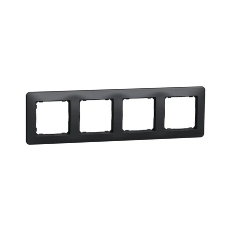 Schneider Sedna Design négyes (4-es) keret antracit SDD314804