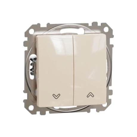 Schneider Sedna Design redőnykapcsoló bézs SDD112104