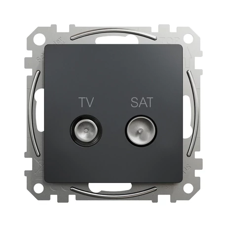 Schneider Sedna Design TV/SAT csatlakozóaljzat végzáró 3dB antracit SDD114474S