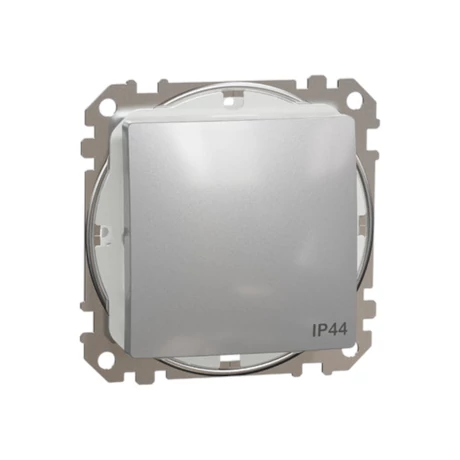 Schneider Sedna Design váltókapcsoló (106) alumínium IP44 SDD213106