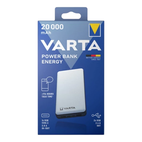 Varta power bank energy 20000mAh PV0889083 V-57978
