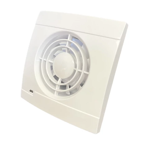 Fürdőszoba elszívó axiális ventilátor páraérzékelővel és időkapcsolóval VK 100 HT 100 mm