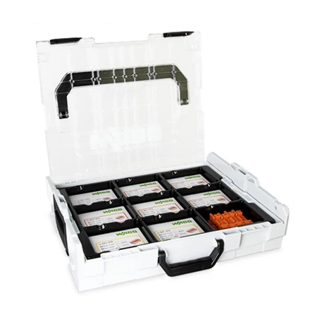 Wago Sortimo L-BOXX 102 221-es vezeték összekötő csomag kofferrel 887-927