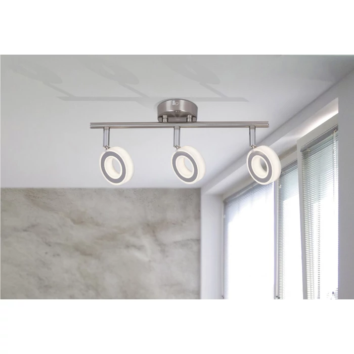Zora modern króm 3 fejes spot LED 4,5W Rábalux 5941