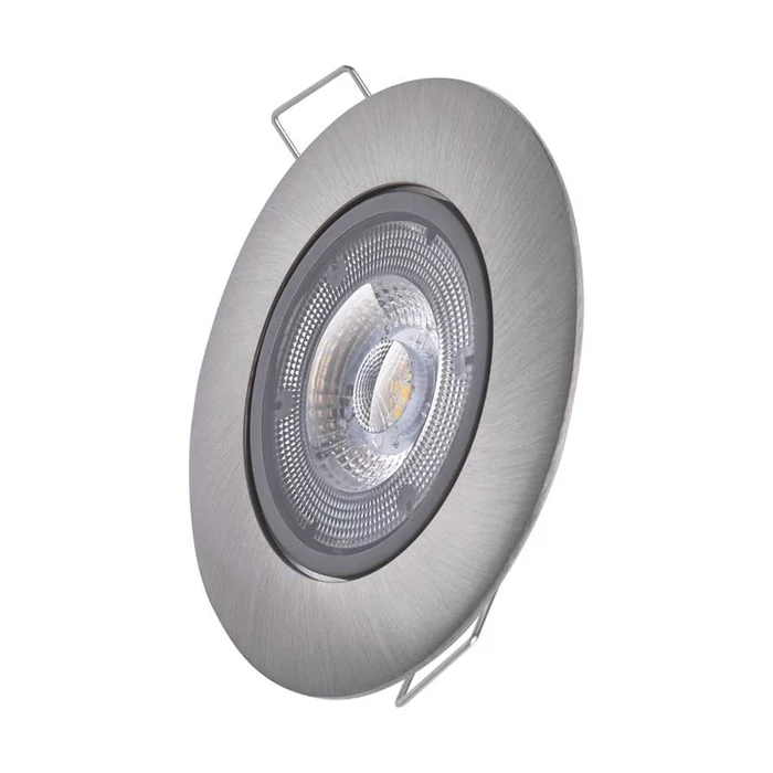 EMOS LED Spotlámpa 5W meleg fehér álmennyezetbe építhető ezüst 3év garancia ZD3221