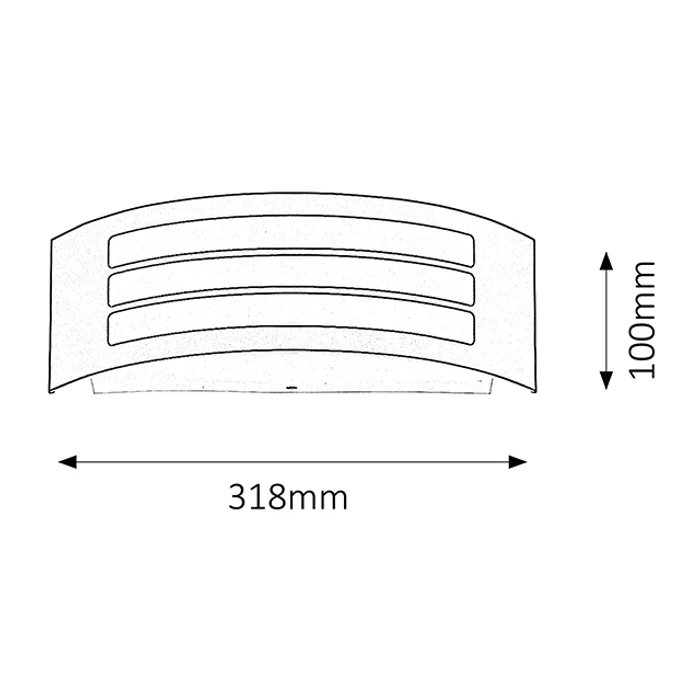 Roma külteri E27 14W IP44 antracit szürke energiatakarékos Rábalux 8776