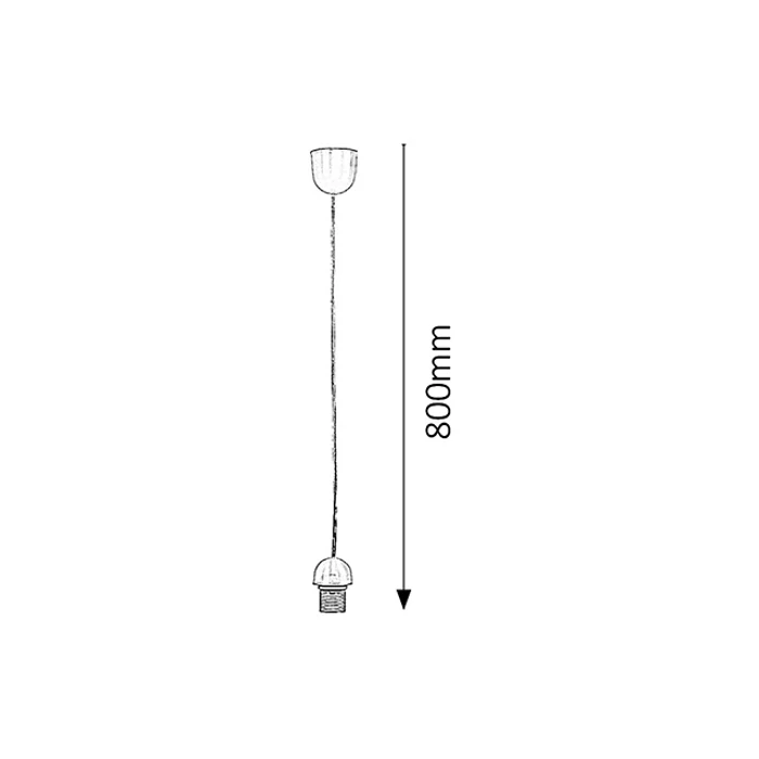 Rábalux Fix áttetsző függeszték E27 60W 1332