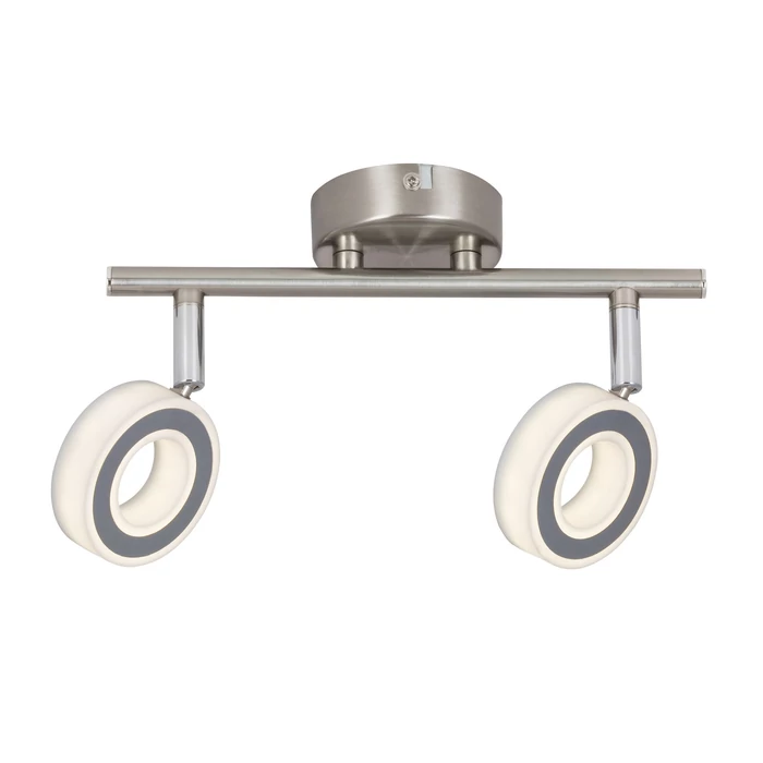 Zora modern króm 2 fejes spot LED 2X4,5W Rábalux 5940
