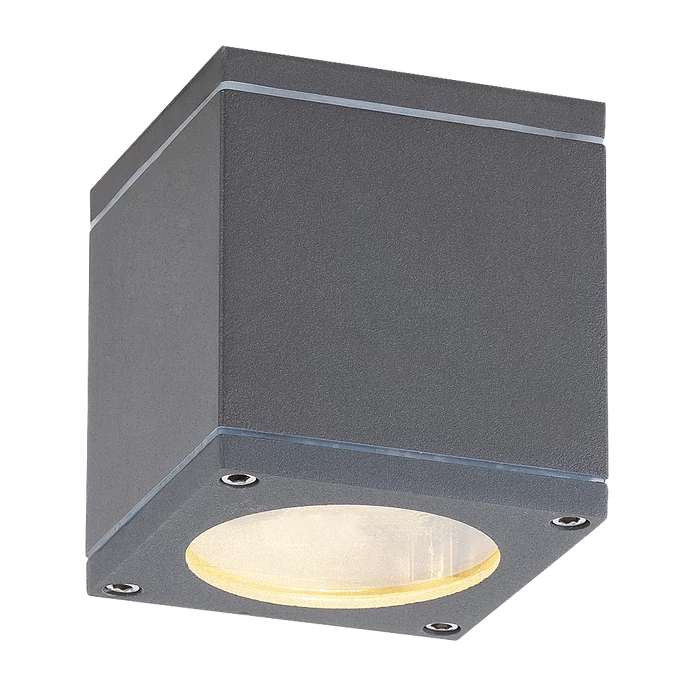 Akron szögletes fali mennyezeti lámpatest GU10 35W szürke IP54 Rábalux 8149