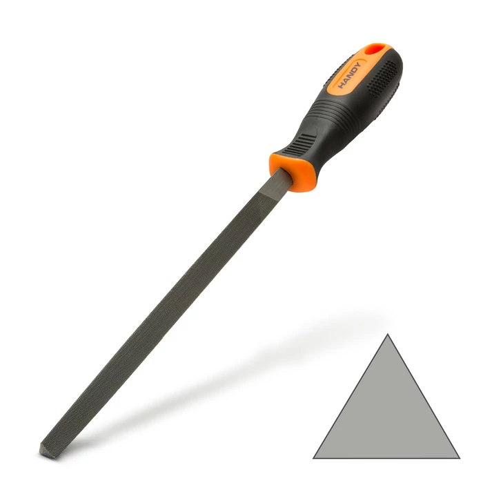 Handy precíziós reszelő, ráspoly fémhez 32cm háromszög alakú 10611