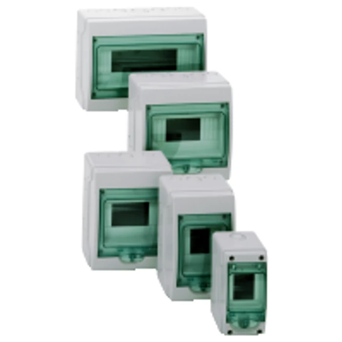 Schneider Electric KAEDRA Mini lakáselosztó doboz falon kívüli 12 modul kiselosztó IP65 13444