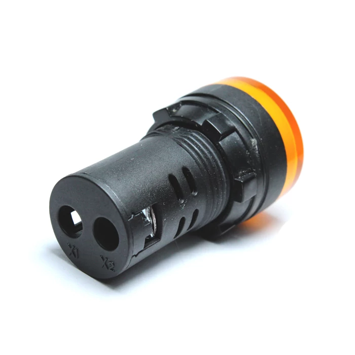 Elmark ipari LED jelzőlámpa 22mm 230V sárga 401723