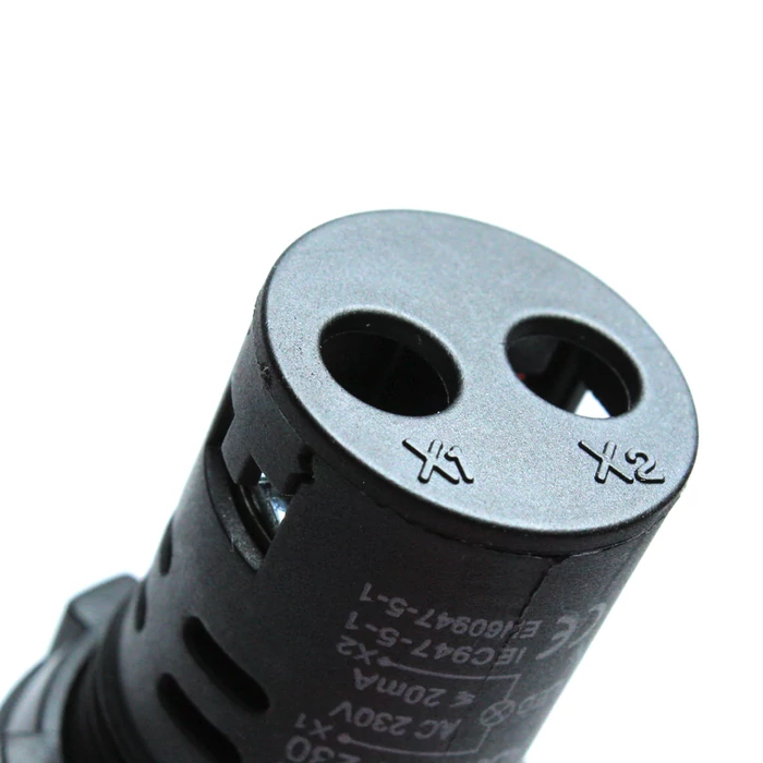 Elmark ipari LED jelzőlámpa 22mm 230V sárga 401723