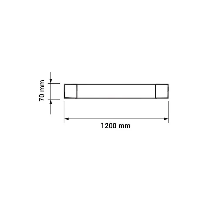 Optonica LED bútorvilágító lámpa 40W 3320lm 6000K hideg fehér IP20 OT6677