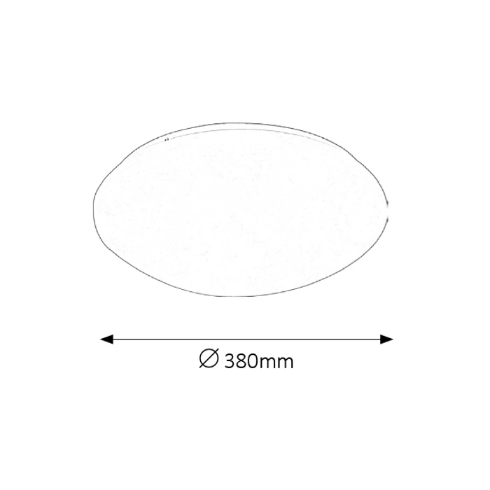 Rábalux Lucas modern megjelenésű mennyezeti lámpa LED 24W 1370lm 4000K 3938