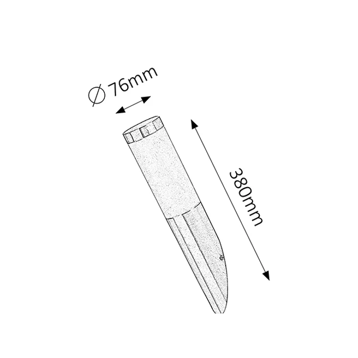 Inox torch kültéri falikar E27 Rábalux 8261