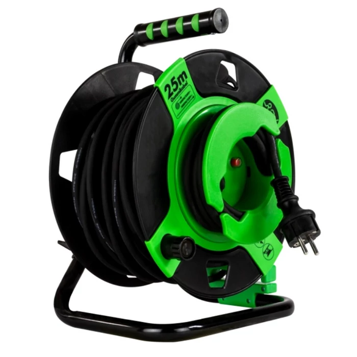 Düwi kábeldob H05RR-F 3x1.5 mm² kültéri, Fűnyíró 23m+1, 8m 3x1,5 kábel 00885431