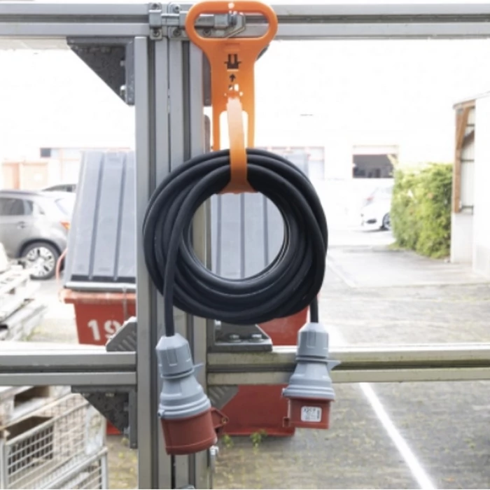 GAO kábeltartó max 30m vezetékhez maximum 10 Kg-ig narancssárga 0089500904